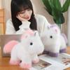 cute dreamworld unicorn plush Toy Cartoon Animal unicorn Pink Purple Plush Doll Home Decor Gift Kids