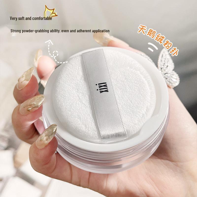 Xixi Matte Waterproof Oil Control Loose Powder: Long-lasting, Sweatproof, No Smudge Setting Powder.