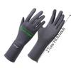Breathable Women Sunscreen Gloves Solid Color Thin Ice Silk Riding Gloves Sun Protection Silicone Anti Slip