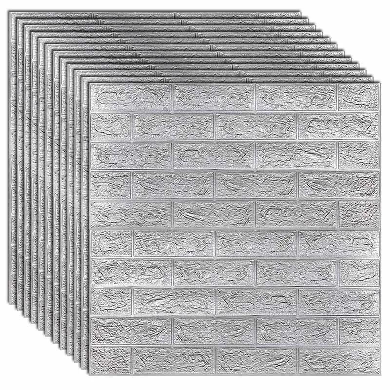 70cm*77cm 3D Wall Sticker Imitation Brick Self-adhesive Waterproof  DIY Wallpaper for Living Room  Bedroom Home Decoration