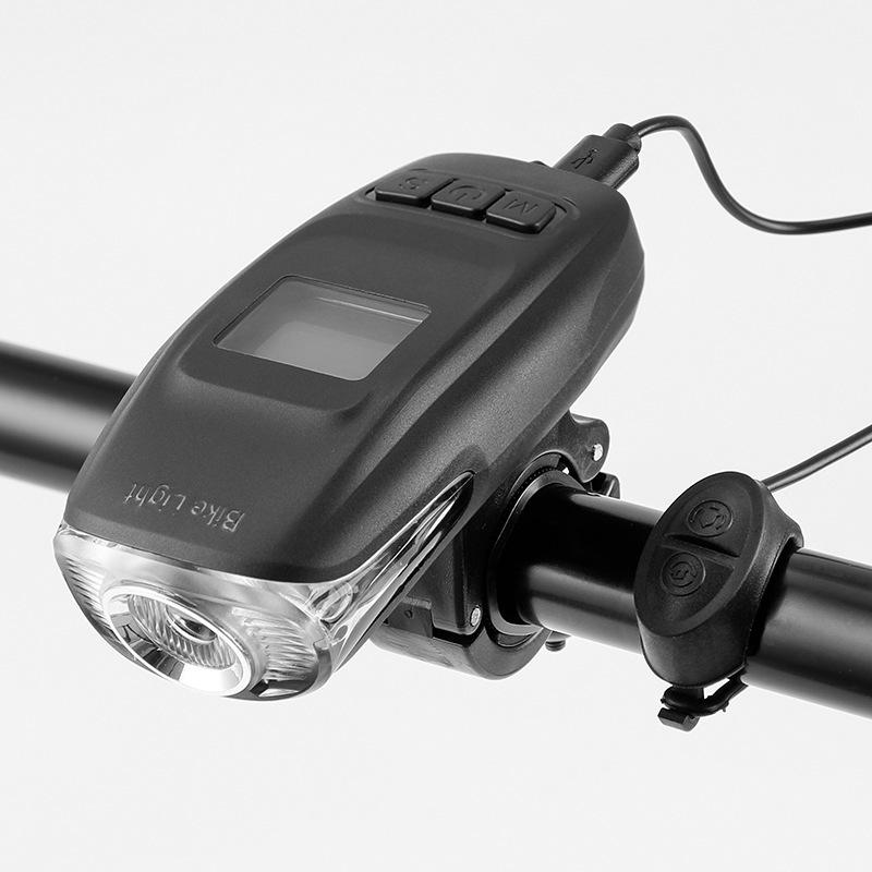 High-Brightness LED Bicycle Light with Horn for Night Riding