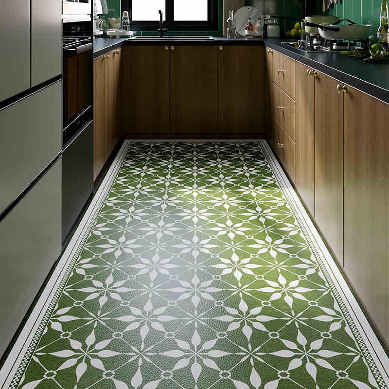 PVC Diatomaceous Earth Floor Mat Kitchen Oil-proof Waterproof Non-slip Non-washable Carpet Entry Can Be Cut Scrub Mats