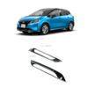 For Nissan Note   ABS Chrome Front Bumper Rear Fog Light Lamp Foglight Cover Trim Molding Surround Protector Car Styling