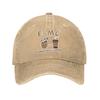 EMC Energy Men Women Baseball Caps  Distressed Cotton Caps Hat Vintage Outdoor Running Golf Adjustable Headwear
