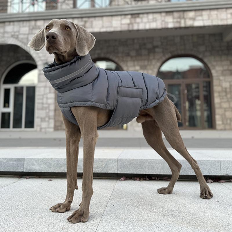 Pet Dog Snowsuit Winter Warm Coat Clothes Down Reflective Jacket Waterproof Fleece Vest Thicken Coat Clothing Dogs Pet costume