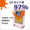 Acrylic Sunny Trading Card Stand, UV-Resistant Acrylic, Display Frame (Pink), Metallic Finish, Made In Japan, Premium Quality