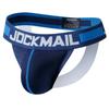 Jockstraps JOCKMAIL Fashion Low Waist Men's Thong Underwear Mesh Breathable Sexy Jockstraps Halo Sports Daily Casual Man G-string Underpnats
