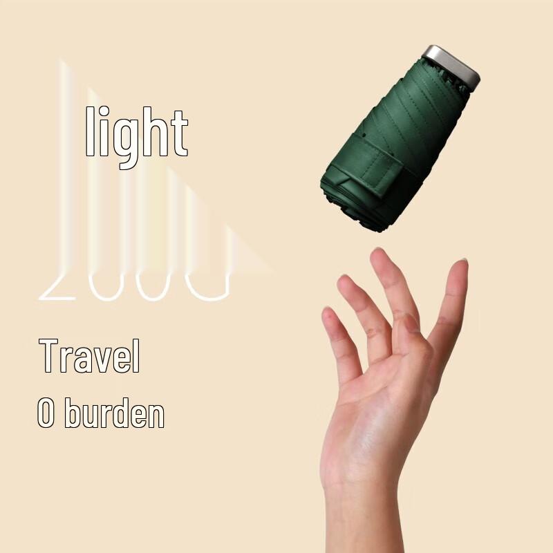 MAYDU M6100 Mini 6-Fold UV Protection Travel Umbrella