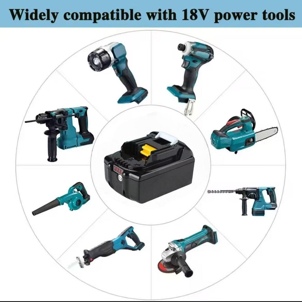 Universal 18V Lithium Battery for Makita Power Tools