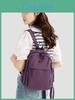 University Nylon Casual Backpack Large Capacity Travel Bag For Female Students