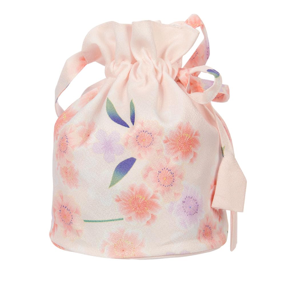 OTAKUMARKET Drawstring Yukata Small Drawstring Hakama Drawstring Japanese Yukata Perfect for and Japanese 9 Colors Bag, Bag, Pouch, Bag,