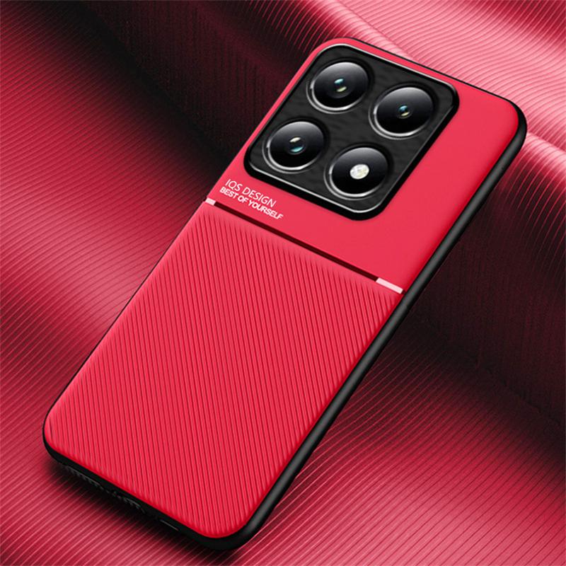 Luxury Leather Soft Frame Case For Xiaomi 14T Pro Mi14T Silicone Protect Car Magnetic Back Cover for Xiomi14T 14 T 14TPro Coque