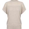Shop   Women Knit Top Cap Sleeve Bom Wkn260017 Brown