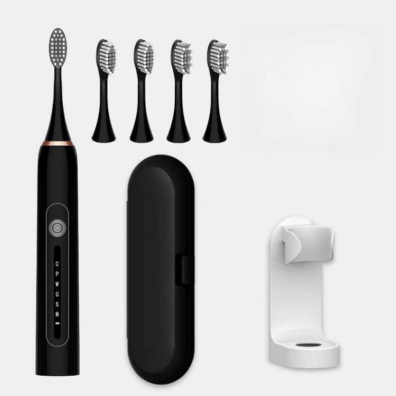 Electric Toothbrush Smart Home Sonic Portable Couple Toothbrush Soft Hair Adult Charging Set