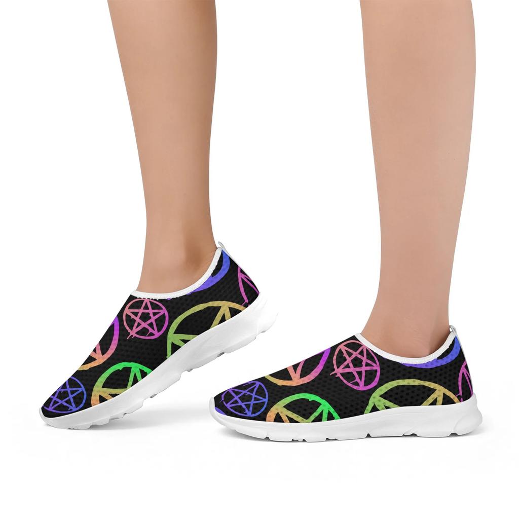 Non Slip Athletic Sneakers EU 36-48, Breathable Mesh Running Shoes, Unisex Walking Sport Shoes for Men Women