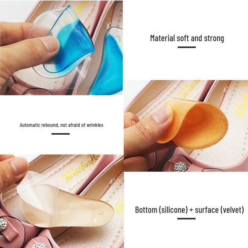 Silicone Arch Support Pads for Flat Foot Correction and Shock Absorption in Children and Adults