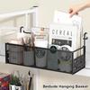 1Pcs Punch-Free Bedside Hanging Basket Iron Bedside Shelf New Bed Storage Rack  Upper Bunk