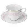 Noritake Coffee Cup & Saucer (Color-Changing Pair Set) 215cc Daisy Bell Microwave-Safe, Pink and Blue Fine Porcelain, P9588A/1705-01
