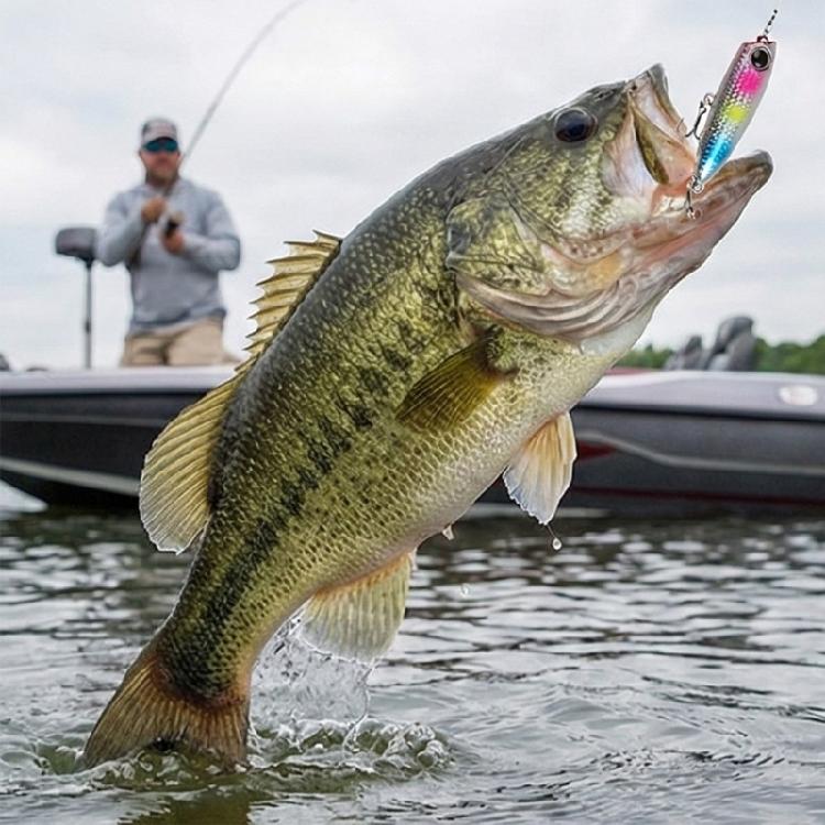 Multiple Color 5pcs Popper Lures With Reinforced Treble Hook Baits for Saltwater