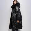 Women's Down Jacket Thickened In Winter for Warmth Retention Women's Medium Long Fashionable Smooth Washfree Loose Down Coat