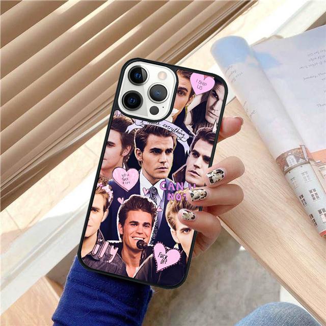 Vampire Diaries Stefan Salvatore Handyhülle Cover Für iPhone 17 Air 16 15 14 11 13 Pro Max 12 Plus Max Hülle Coque