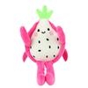 Plush Dragon Fruit Keychain Soft And Cute Fruit Shaped Accessory For Kids And Bags
