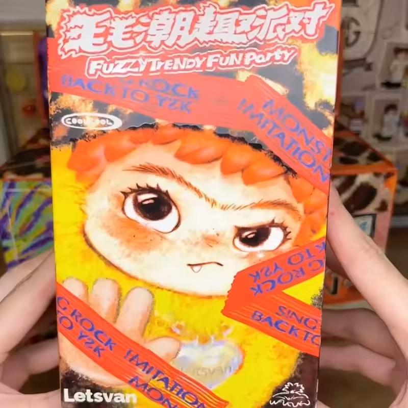 New Wakuku Plush Doll Keychain The Monsters Box Toy New Vinyl Doll Kawaii Backpack Pendant Decoration Case Gift Cute Wakuku