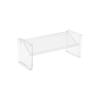 Stackable Transparent Desk Organizer for Cosmetics, Jewelry, Lipsticks, and Badges