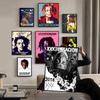 X-XXXTentacions 17 Rapper Doe-het-zelf Plakposter Chique Muursticker voor Woonkamer Bar Decoratie Muurdecor