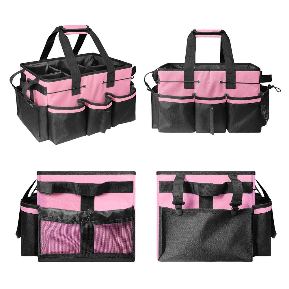 Reinigungs-Caddy-Tasche Große Kapazität Reinigungszubehör-Organizer Mehrere Taschen Oxford-Stoff Werkzeug-Handtasche Zimmermädchen-Handtasche