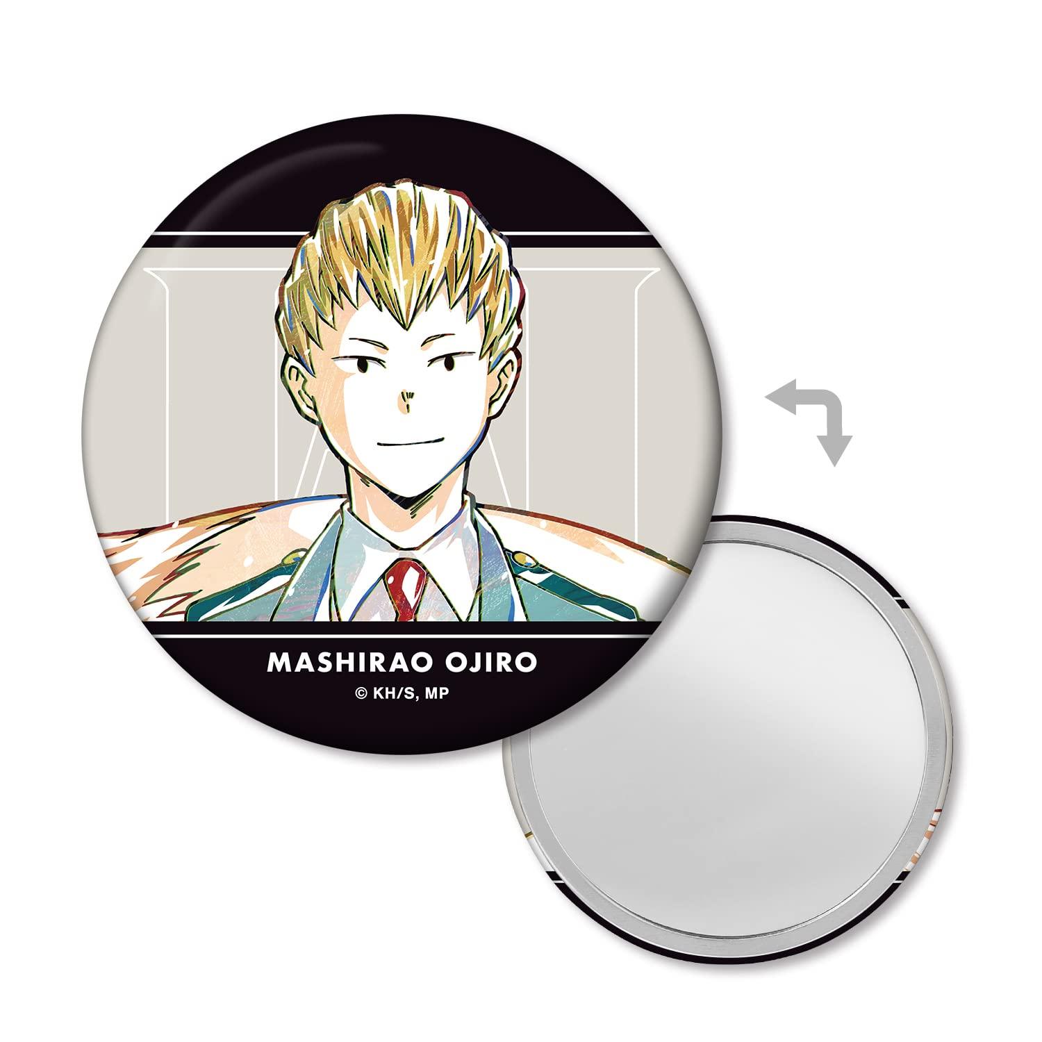 

Аниме Герой Оширо Саруо Ани Арт 4 Банки Зеркало Моя Академия Том. белый