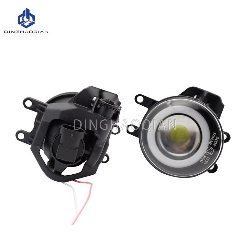 2 Pieces Car Fog Light LED Angel Eye DRL Daytime Running Lamp H11 12V High Bright For Toyota RAV4 2016 2017 2018