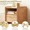 Gold Bows Dresser Handles Chic Metal Knobs Decorative Cupboard Handles Simple Installation for Cabinets In Home Decors