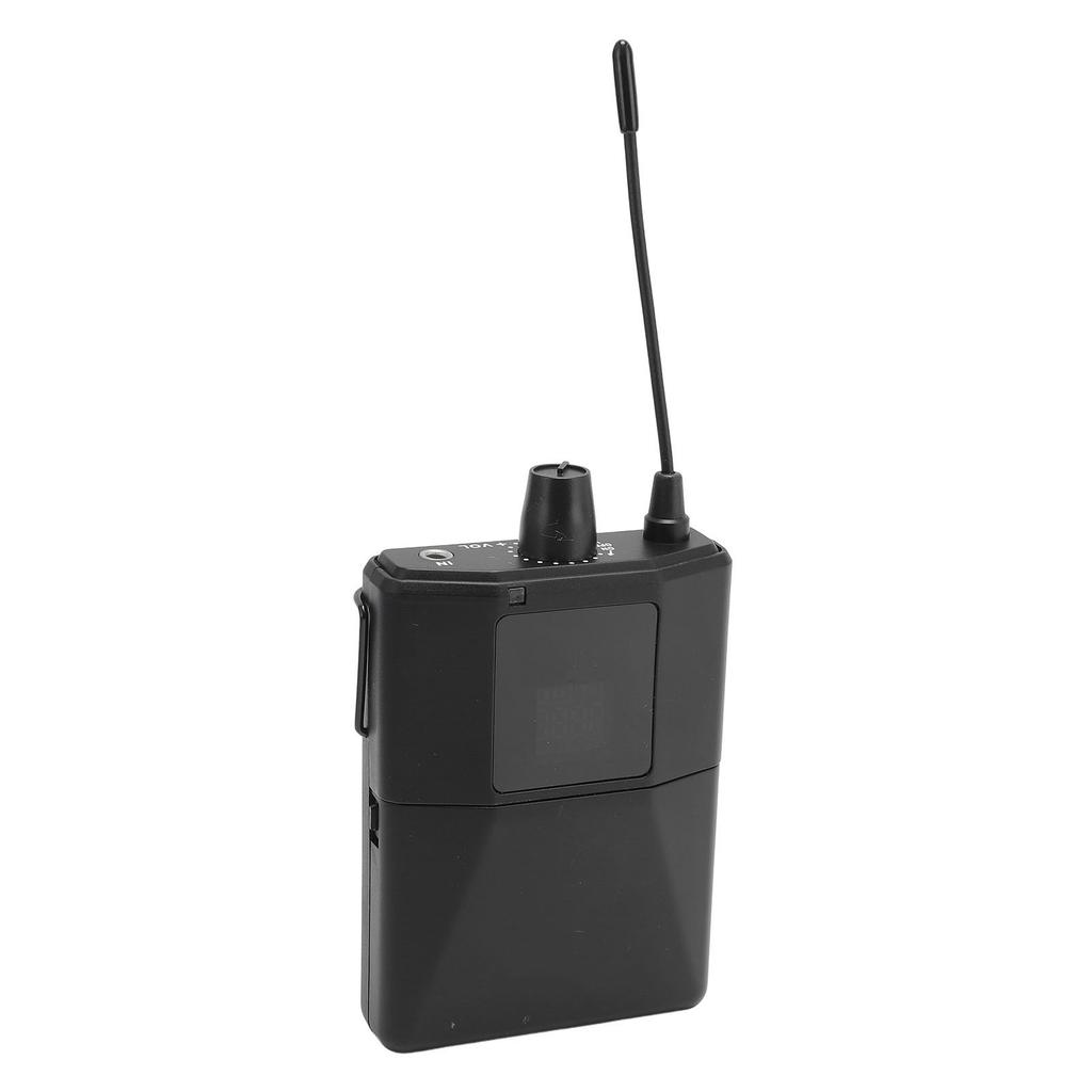 Fones de Ouvido Sem Fio Monitoramento Transmissor Receptor UHF Ajustável 600 700MHz Saída Estéreo 3.5mm Estéreo Sem Fio
