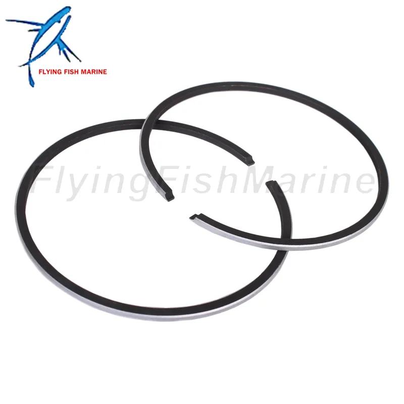 Outboard Motor 6L2-11610-00 STD Piston Ring for Yamaha 20HP 25HP 25C, 67mm STD, 2 PCS