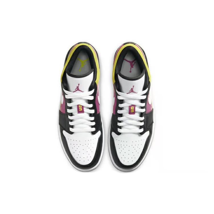 Jordan 1 Low Black Active Fuchsia Cyber CW5564-001