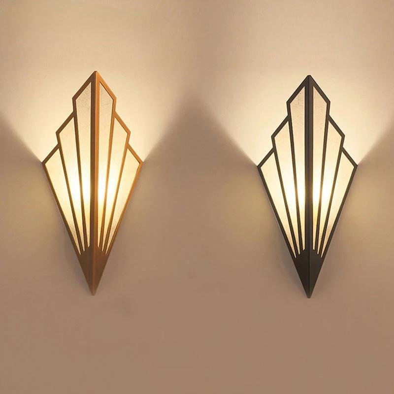 Postmodern Luxury Wall Lamp High-end Decoration Entrance Hall Bedroom Bedside Living Room Background Wall Lighting Fixtures