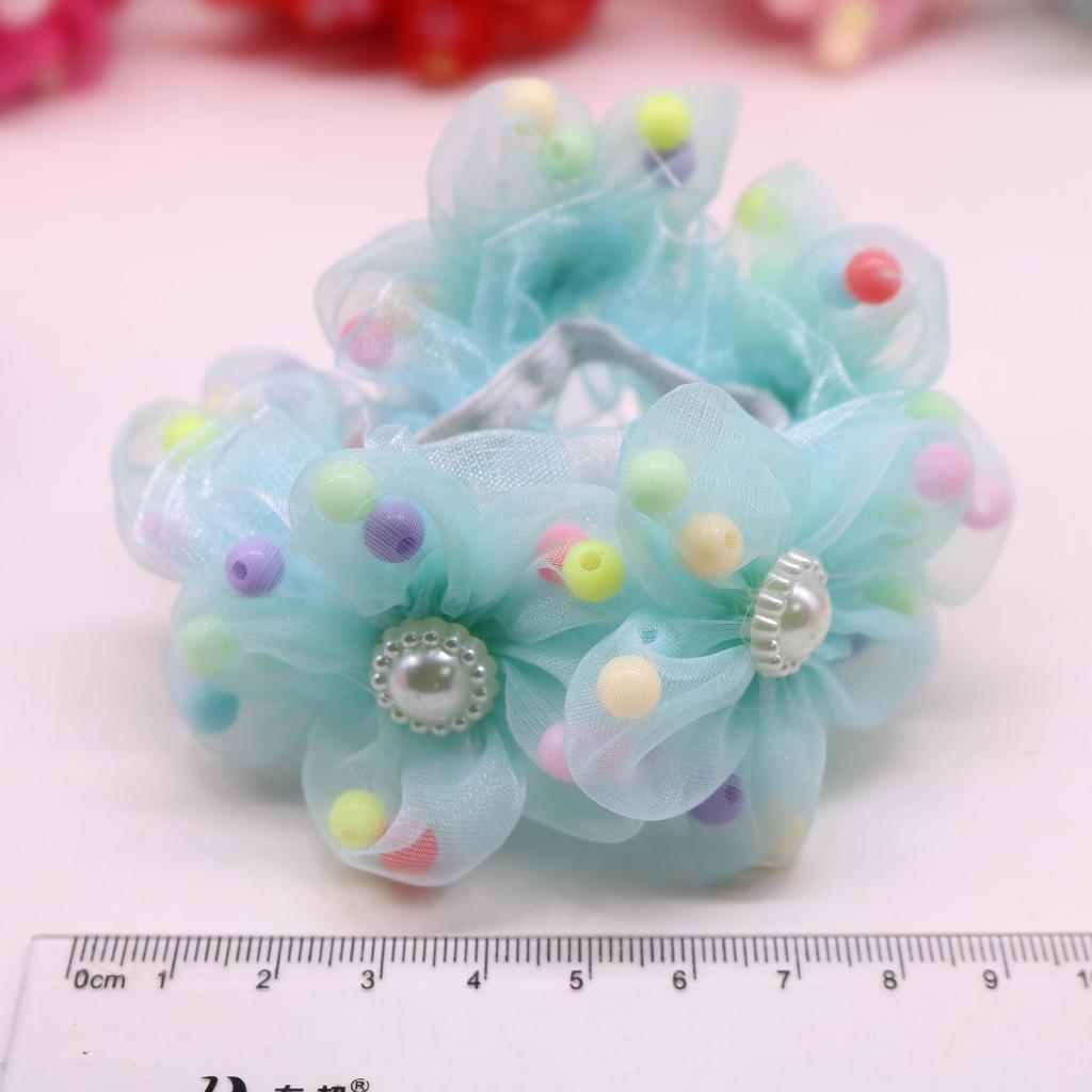 Children's Princess Flower Hair Tie - Cute Hair Accessories for Girls