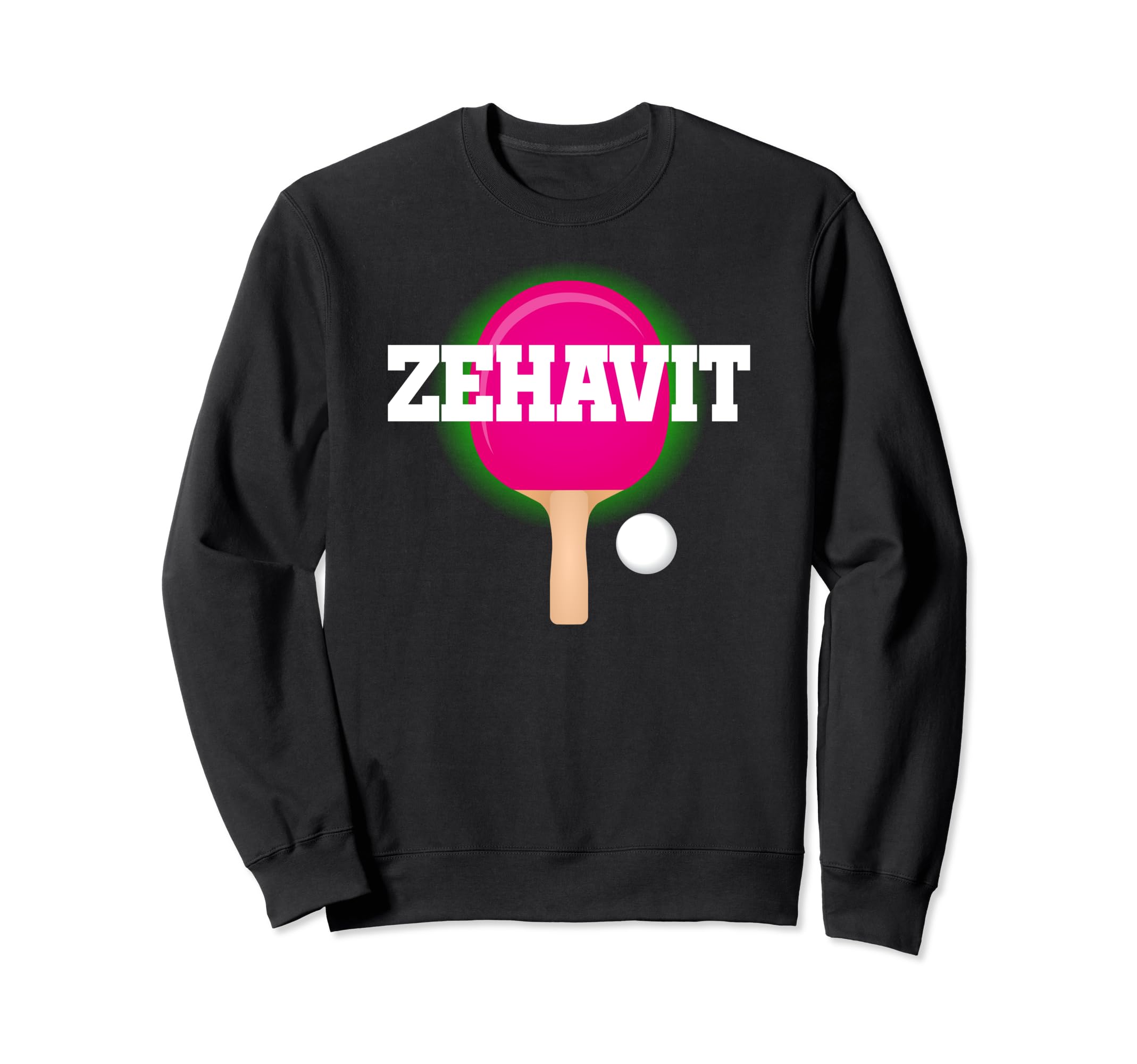 

Zehavit Name Girls Table Tennis Ping Pong Game Racket Sports Trainer чёрный