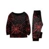 Matching Family Halloween Printed Pajama Set Long Sleeve Top and Pants for Parents and Kids