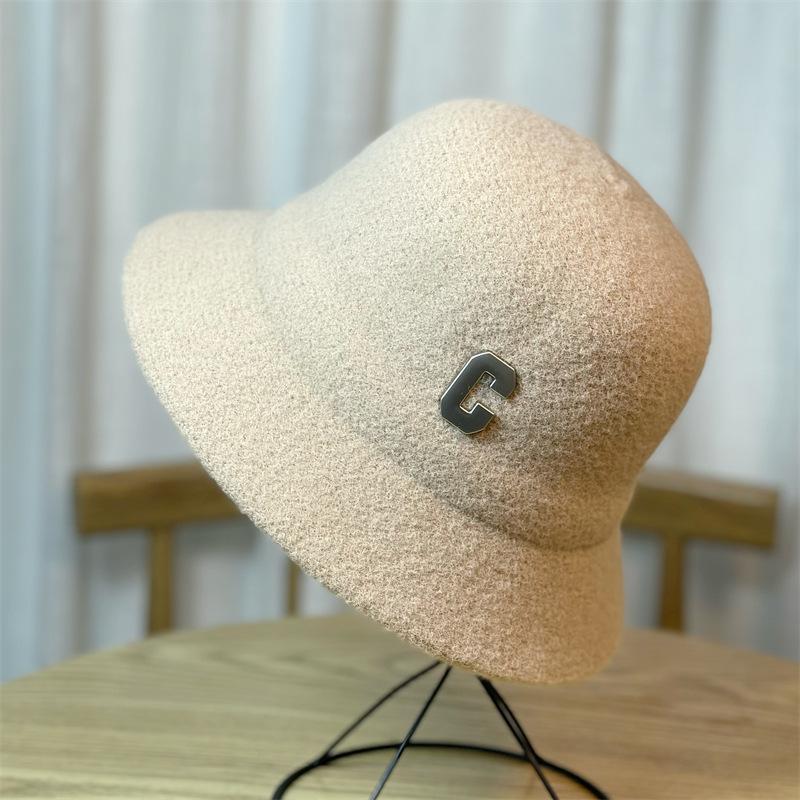 

Буква Британский Стиль Осень и Зима Панама Женственность Мода Панама Складная Зимняя Теплая и Ветрозащитная Adjustable светло-коричневого