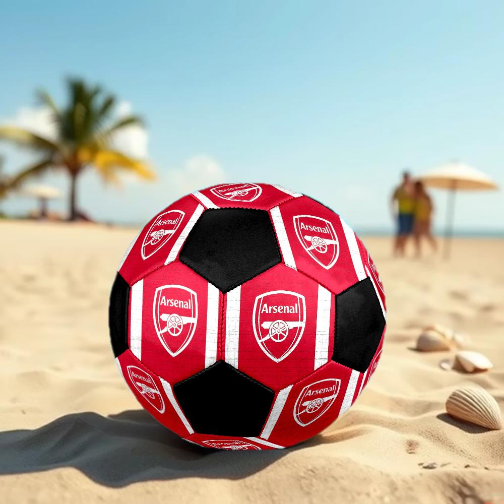 Arsenal F.C Soccer Ball Colorful All Ages Machine Stitched PVC Competition Ready Durable High-Bounce.SIZE5