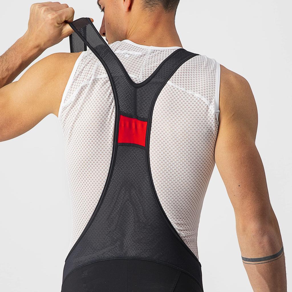 CASTELLI Endurance 3 Bib Shorts for Small Men's Road/Gravel Cycling, Black,