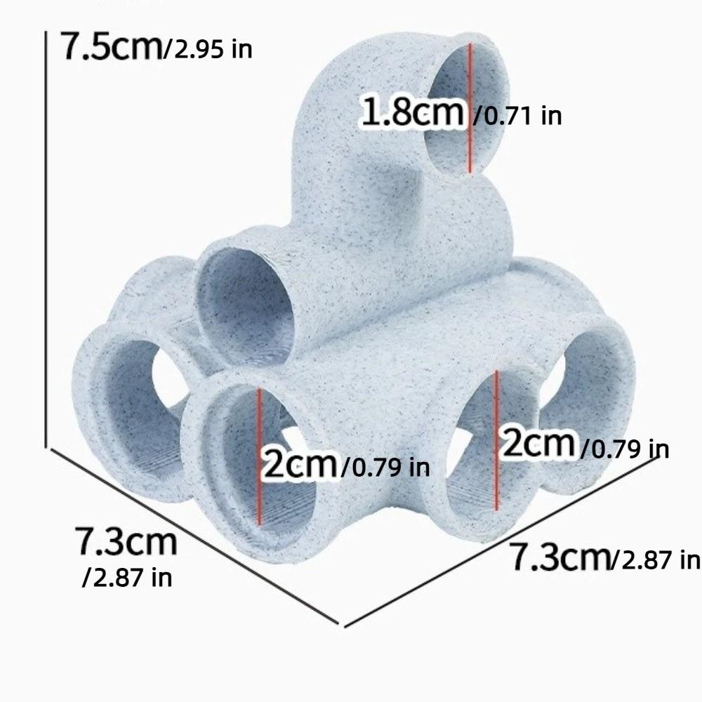 Abri en forme de tube imprimé en 3D pour poissons et crevettes, Labyrinthe paysager pour aquarium, Tunnel, Reproduction de poissons