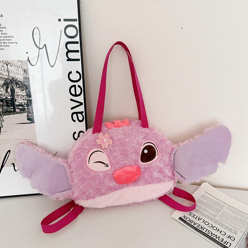 Stitch Angel Niedlicher Plüschrucksack Mit Cartoon-Design Für Den Täglichen Gebrauch