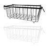 Pack of 5 Stackable Freezer Baskets Freezer Organizing Case Freezer Containers Metal Texture Suitable for Refrigerator