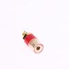 4/10Pcs Brass Terminal Connector With Transparent Shell Banana Plug Socket 4Mm Gold Plated Hifi Speaker Amplifier Binding Posts