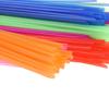 350Pcs Children Diy Folded Star Plastic Straw Lucky Transparent Tube Origami