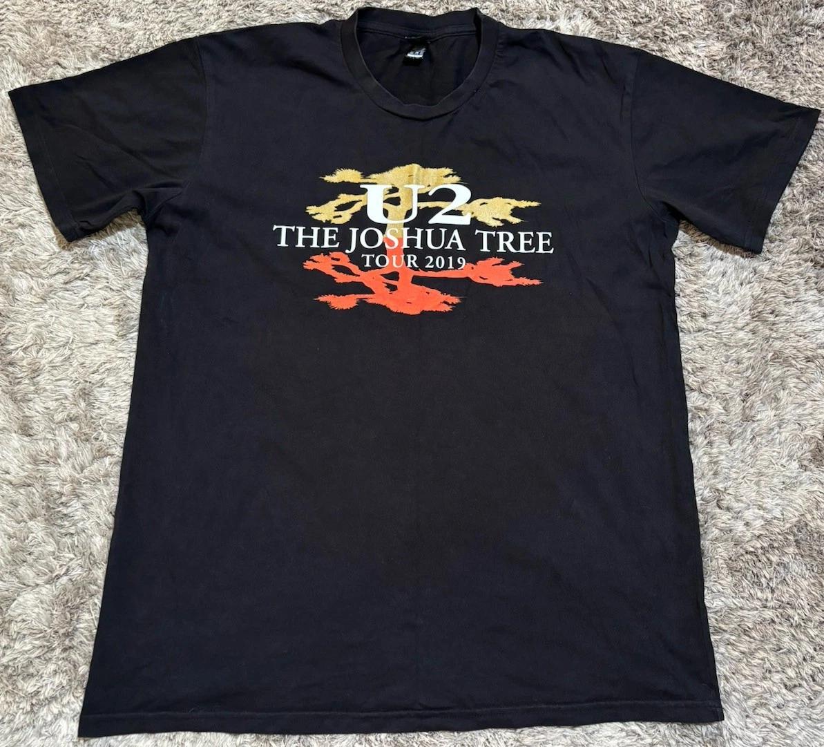 Official U2 Joshua Tree 2019 Australia NZ Asia Japan Asia Tour T Shirt Mens L S