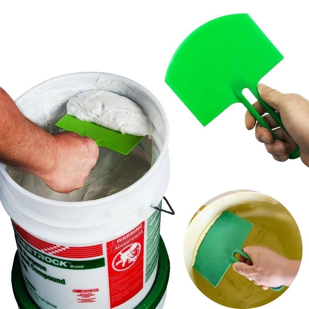 Plastic Material Putty Scoop Arc Shovel Wall Putty Skimming Trowel Construction